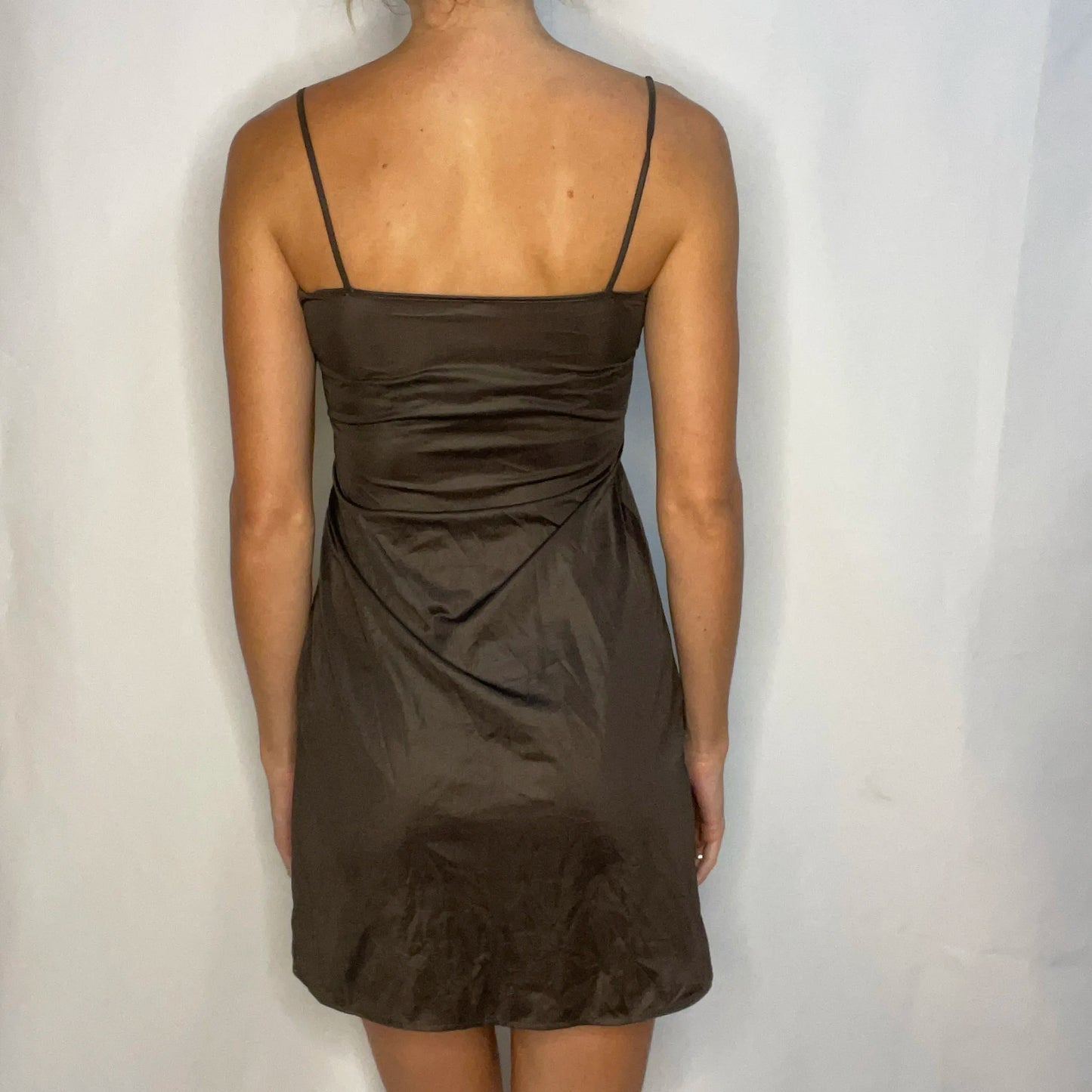 Vintage Brown Slip Dress