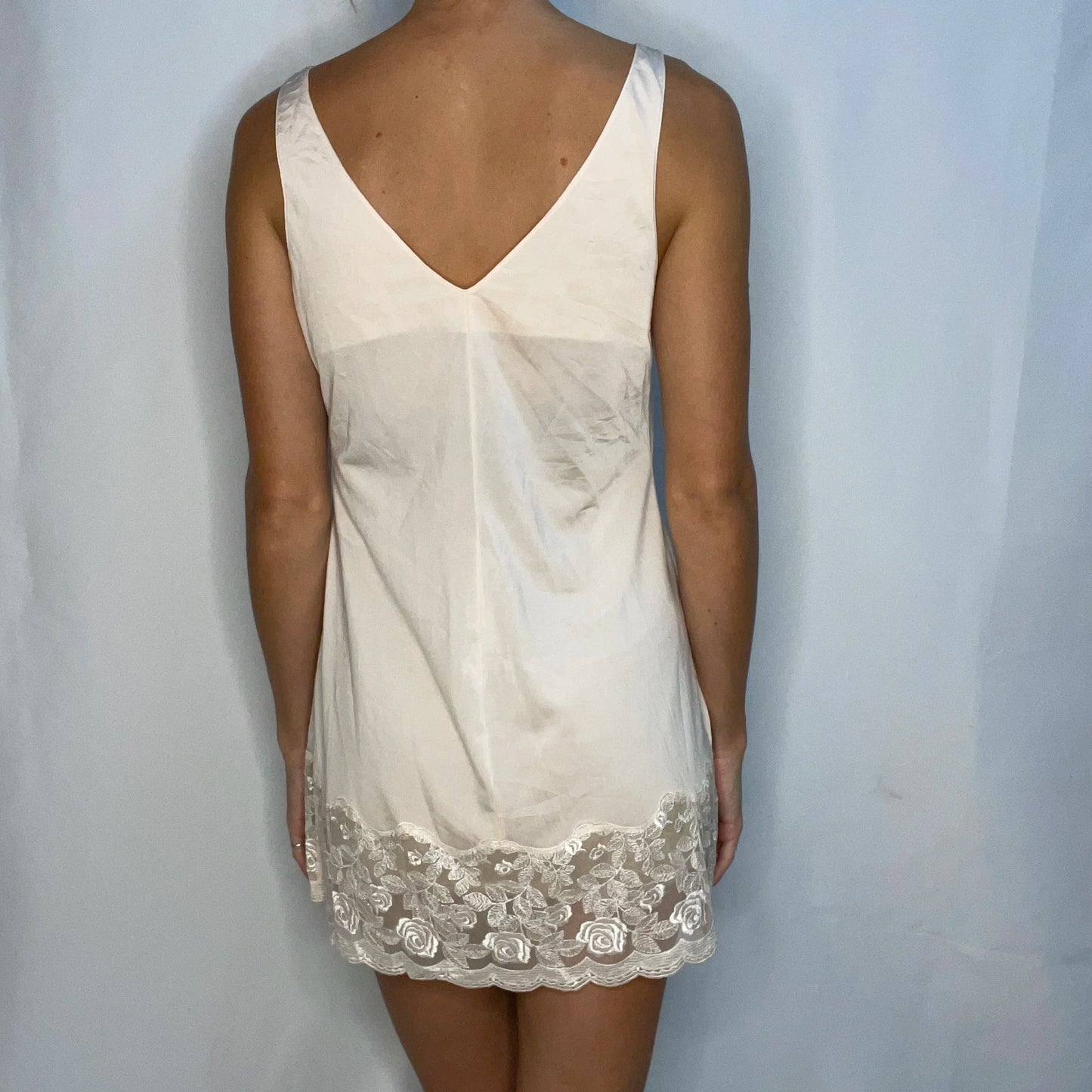 Vintage Pink Slip Dress