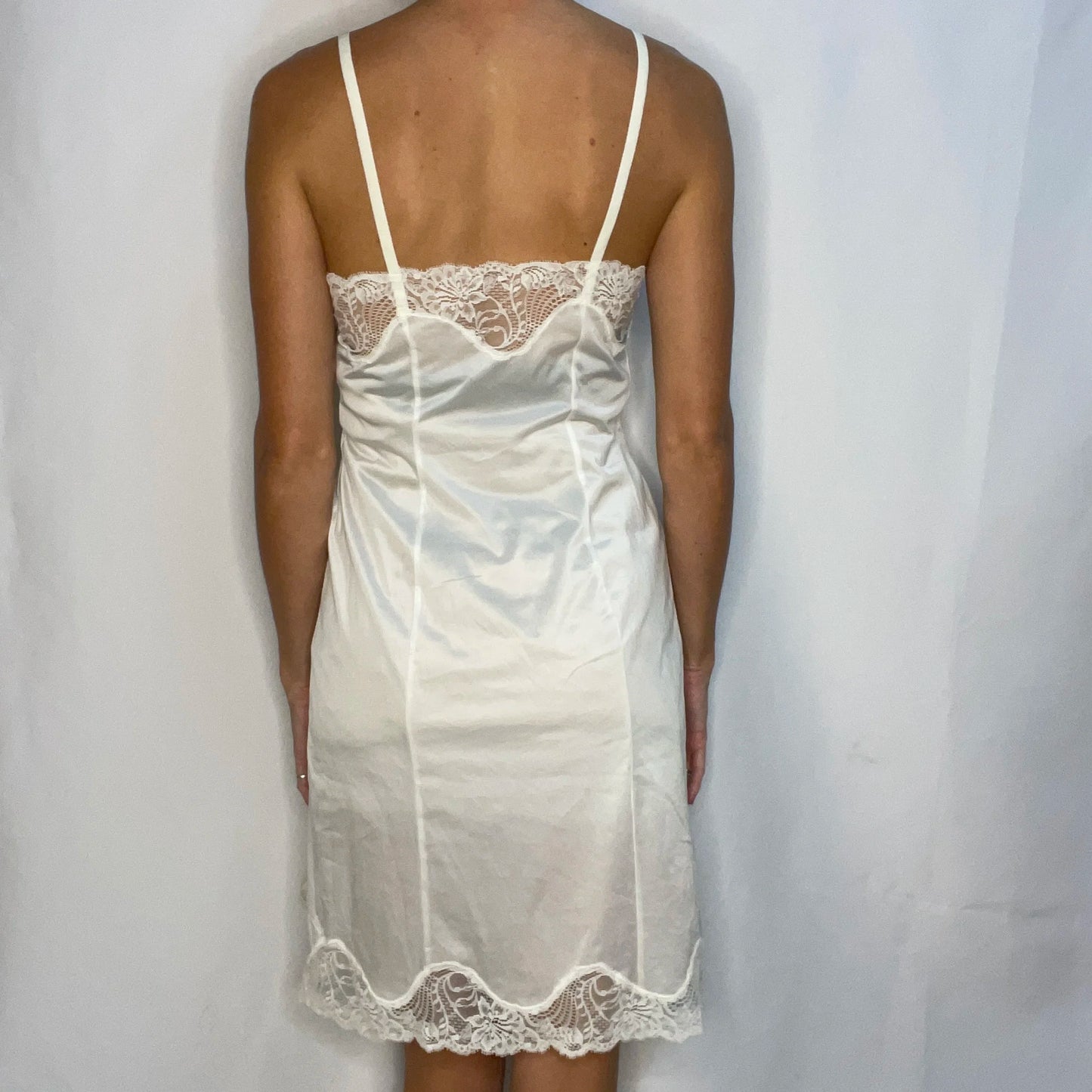 Vintage White Slip Dress