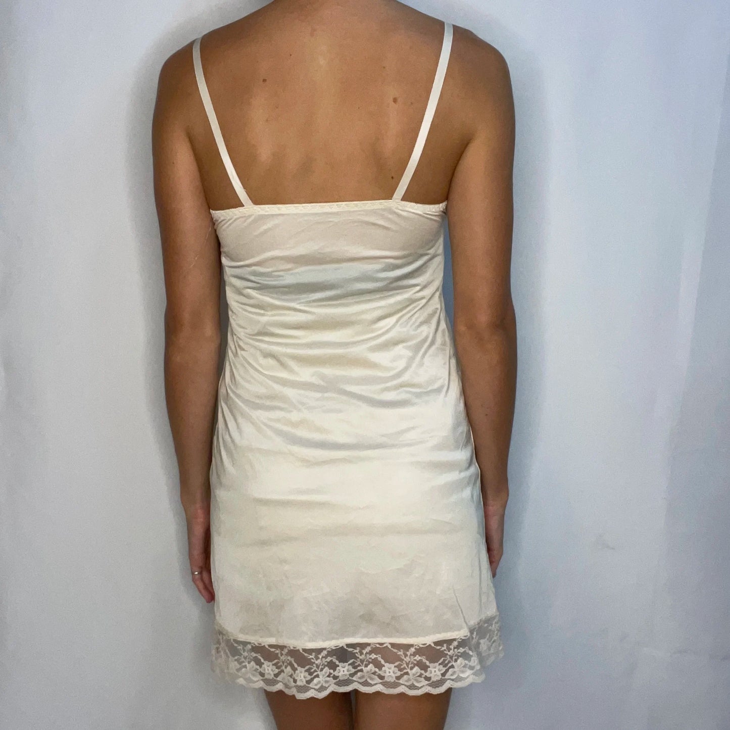 Vintage Pink Slip Dress