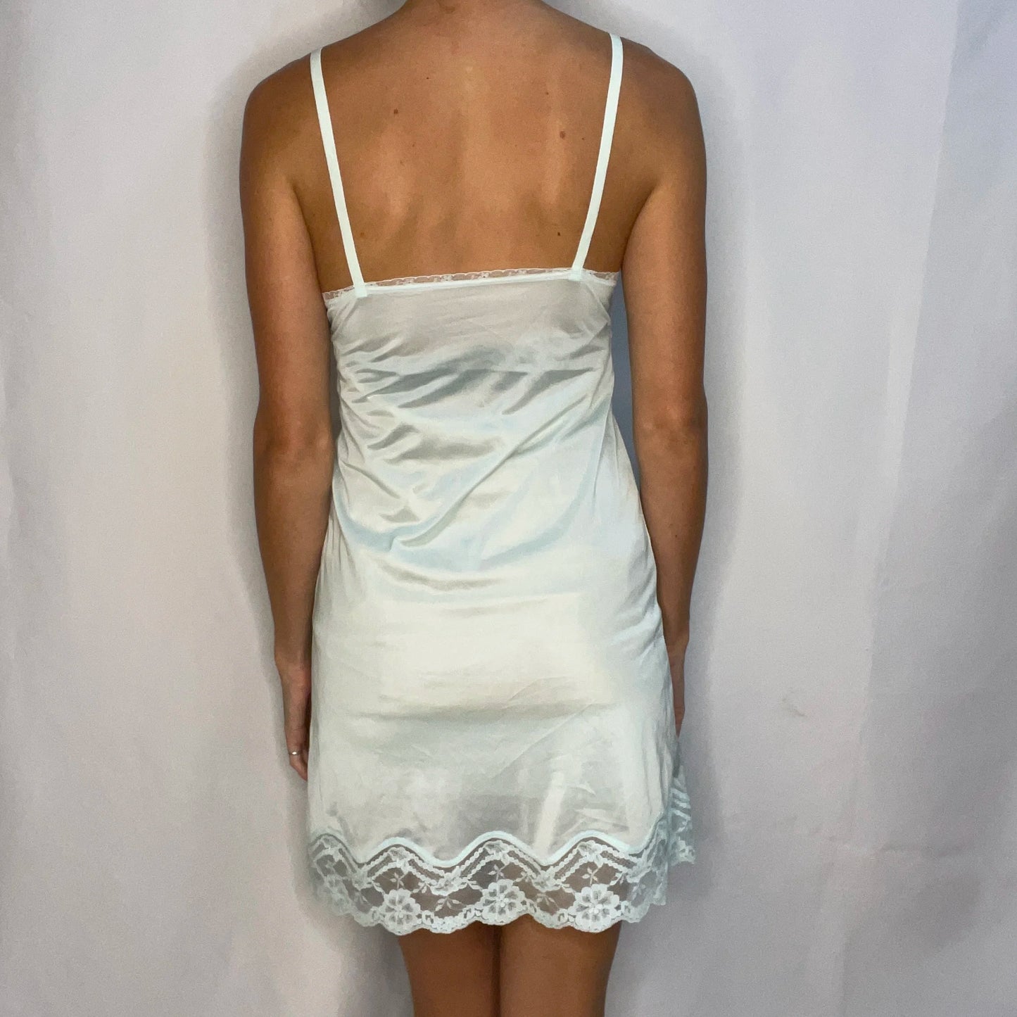 Vintage Baby Blue Slip Dress