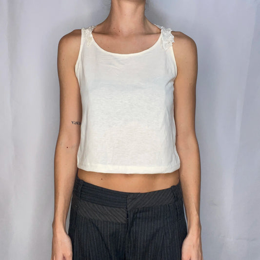 Vintage White Tank Top