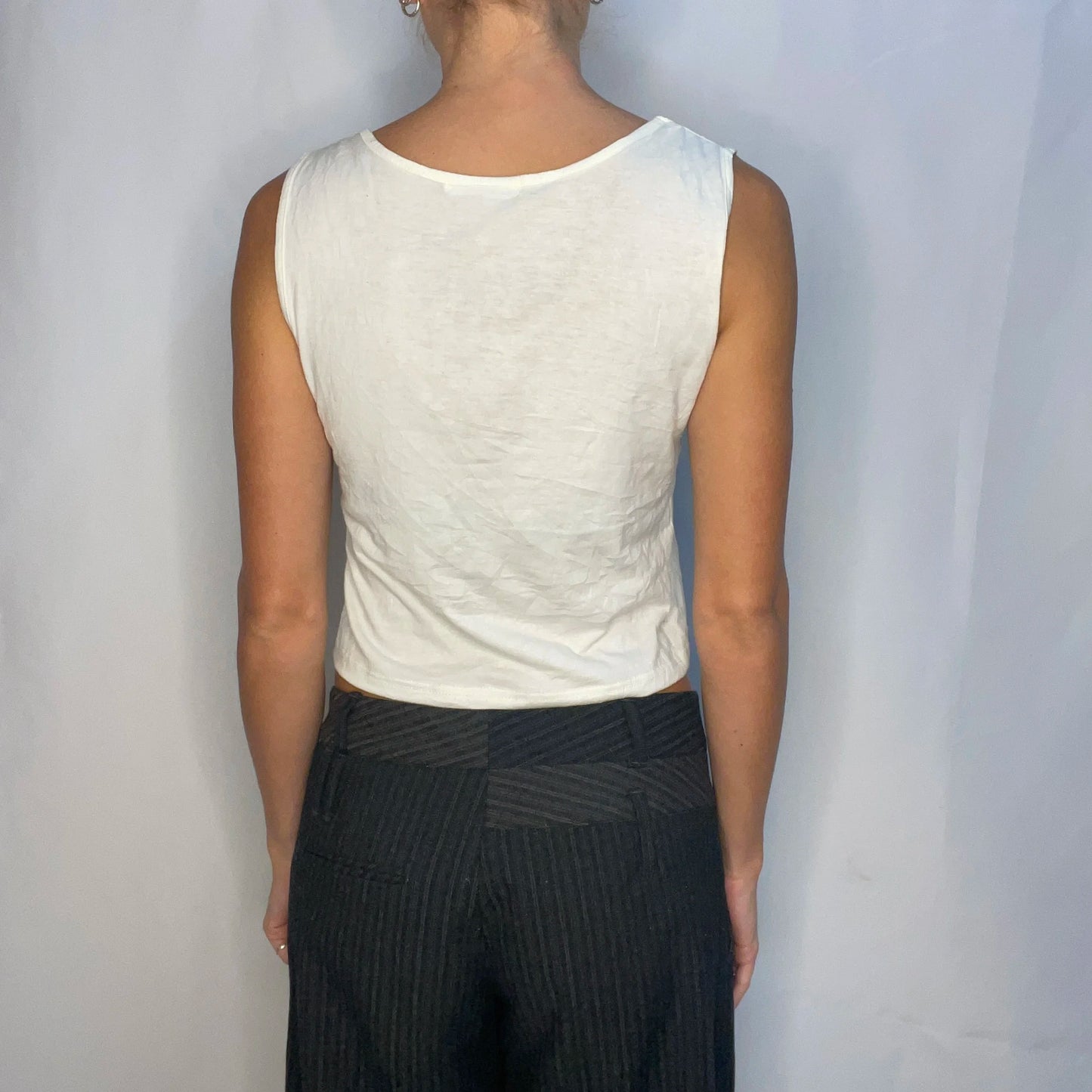 Vintage White Lace Tank Top