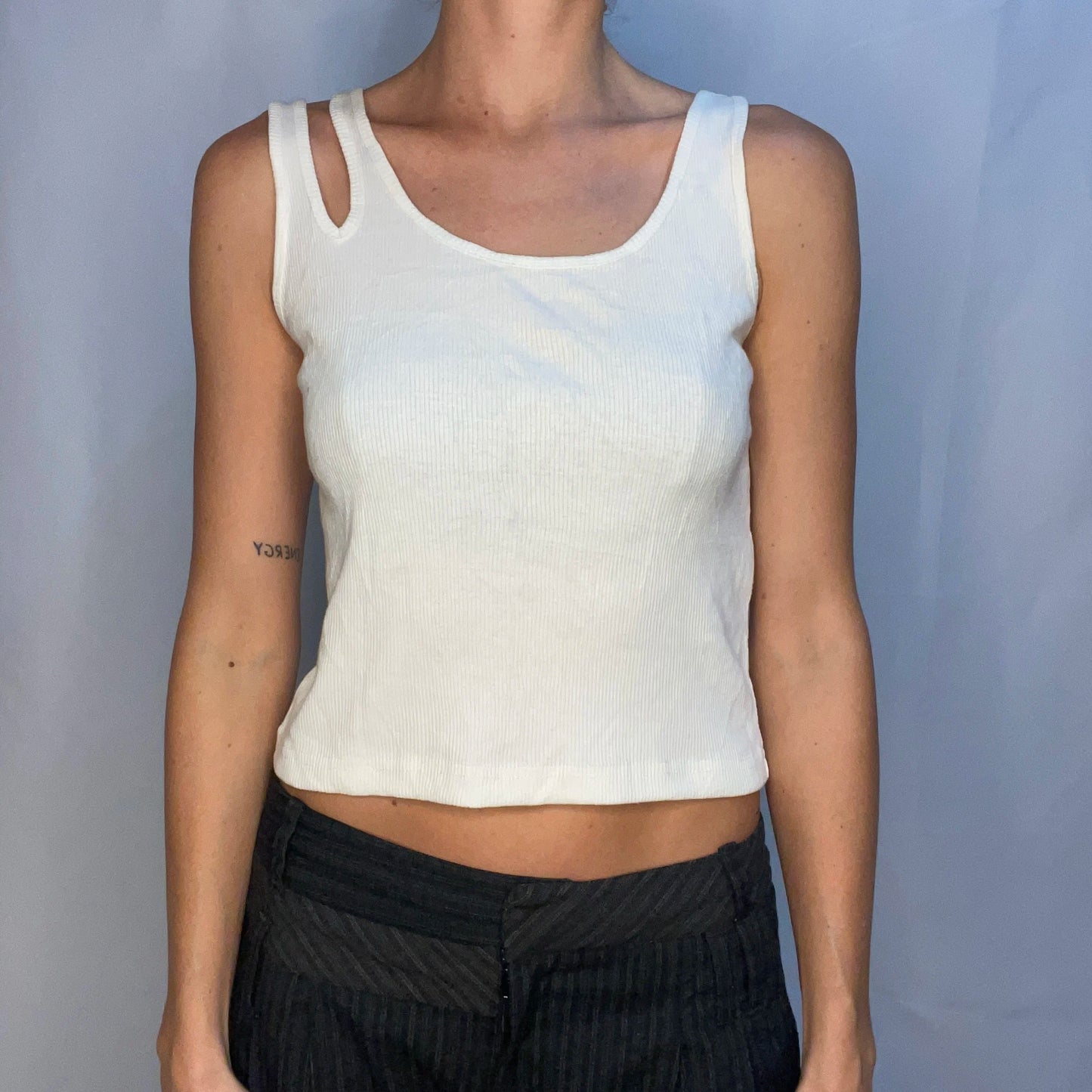 Vintage White Tank Top