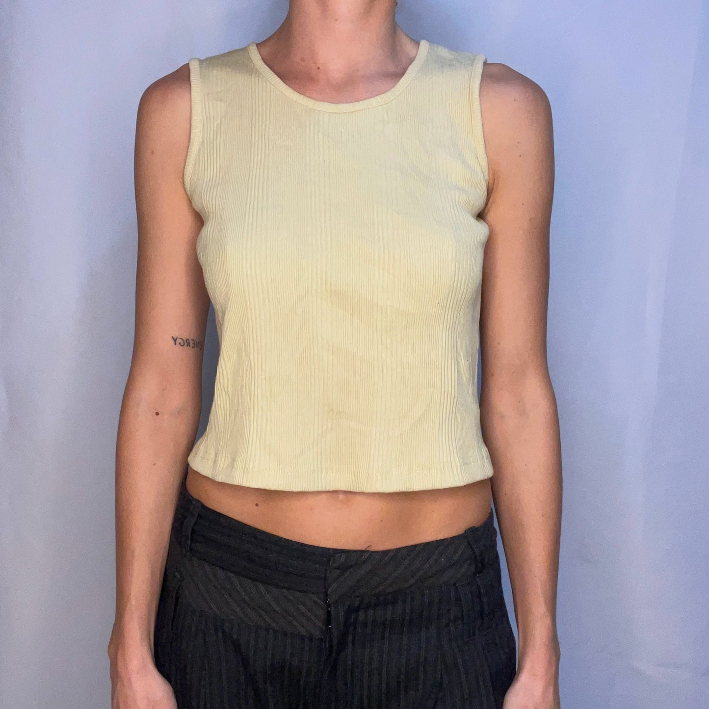 Vintage Beige Tank Top