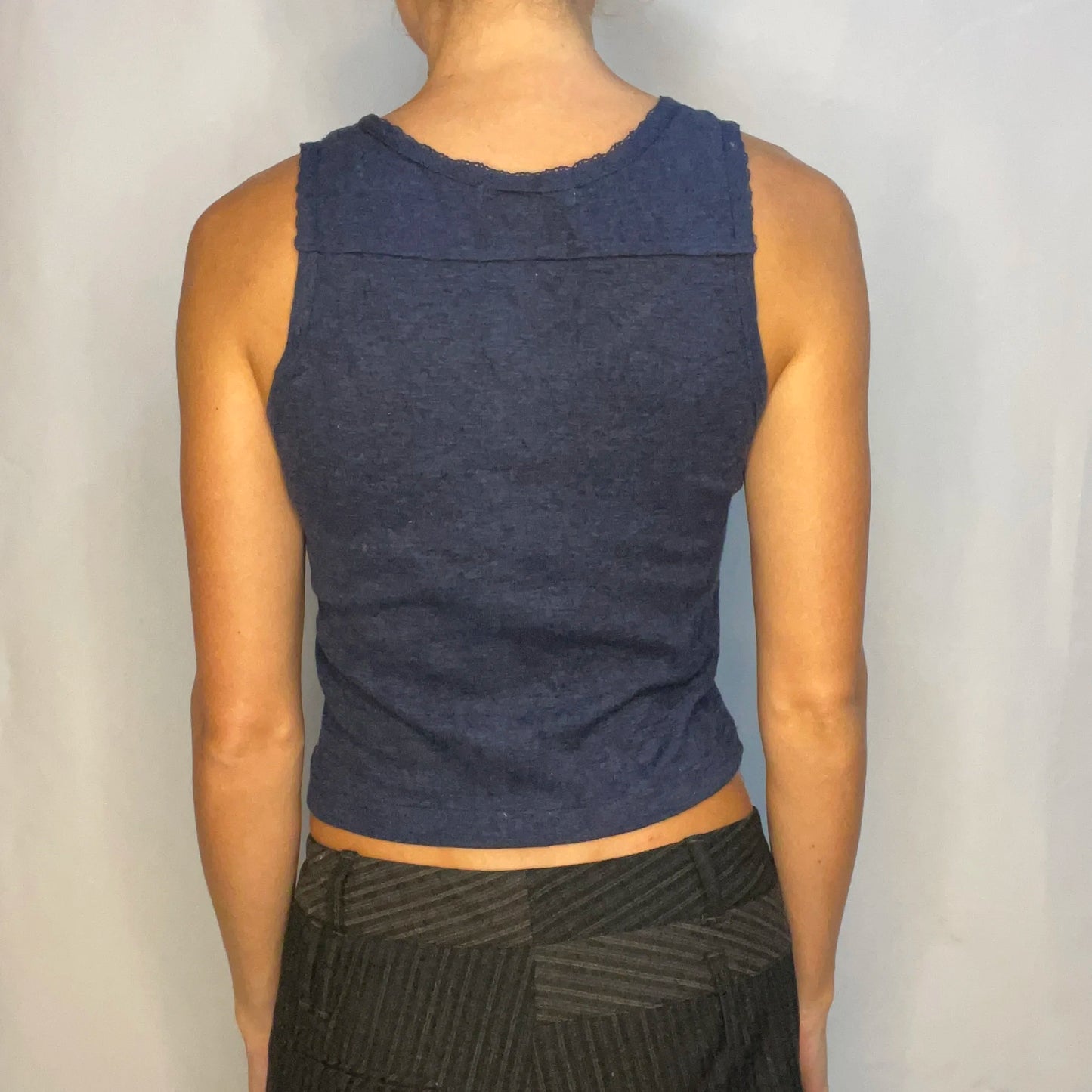 Vintage Navy Blue Tank Top