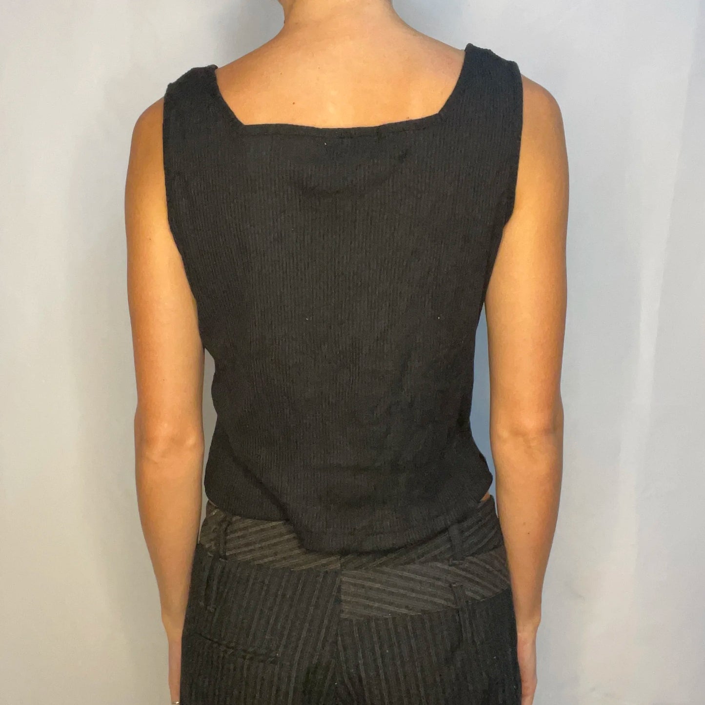 Vintage Black Tank Top