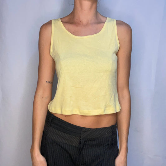 Vintage Yellow Tank Top