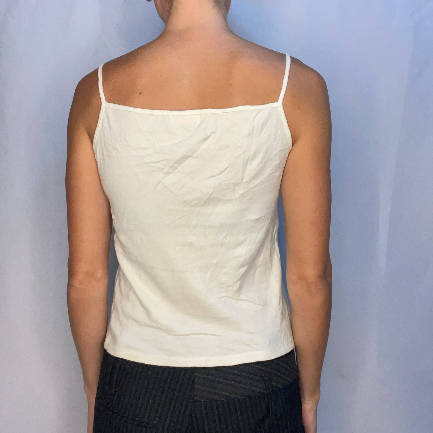 Vintage White Lace Tank Top