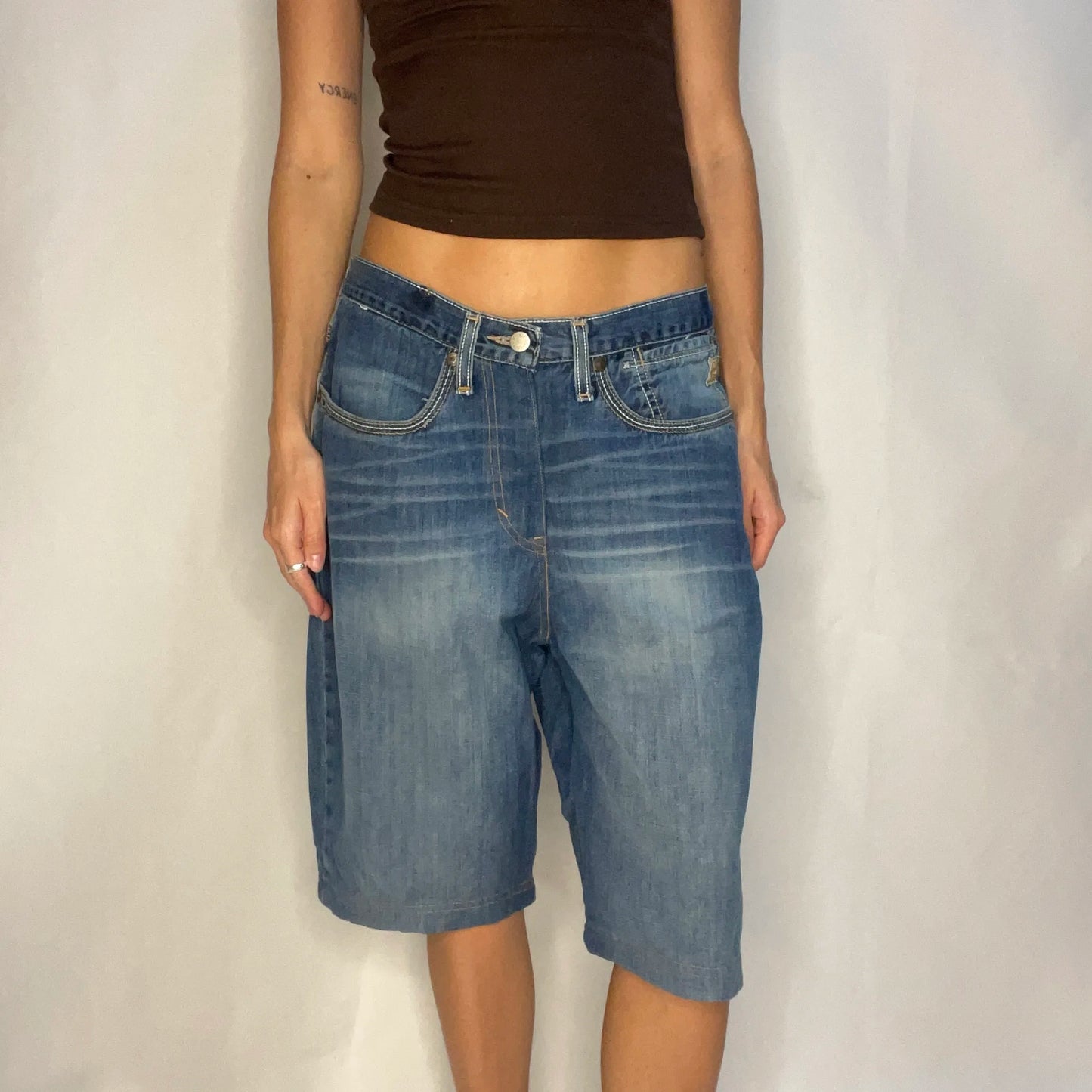 Vintage Cinch Denim Baggy Shorts