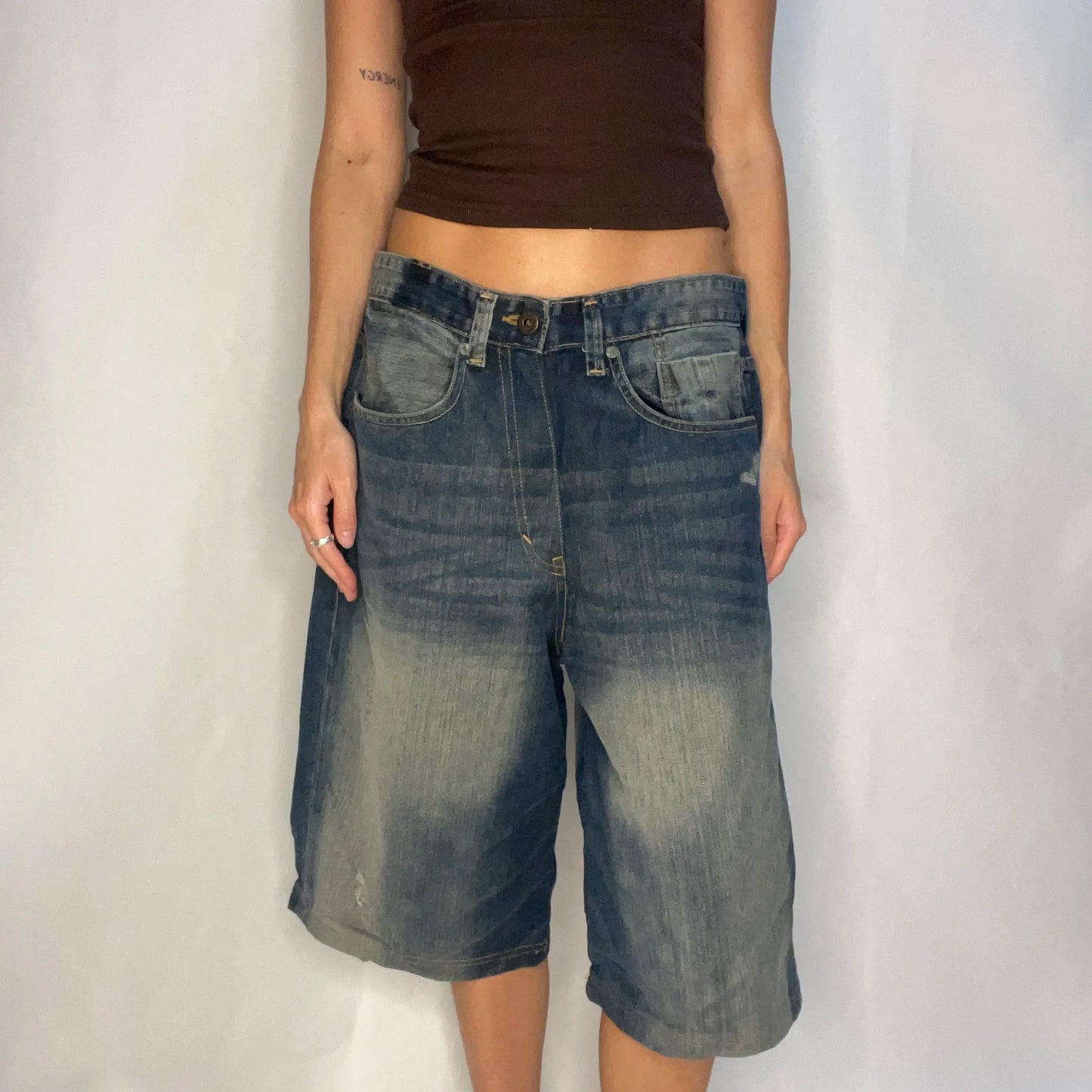 Vintage Sean John Denim Baggy Shorts