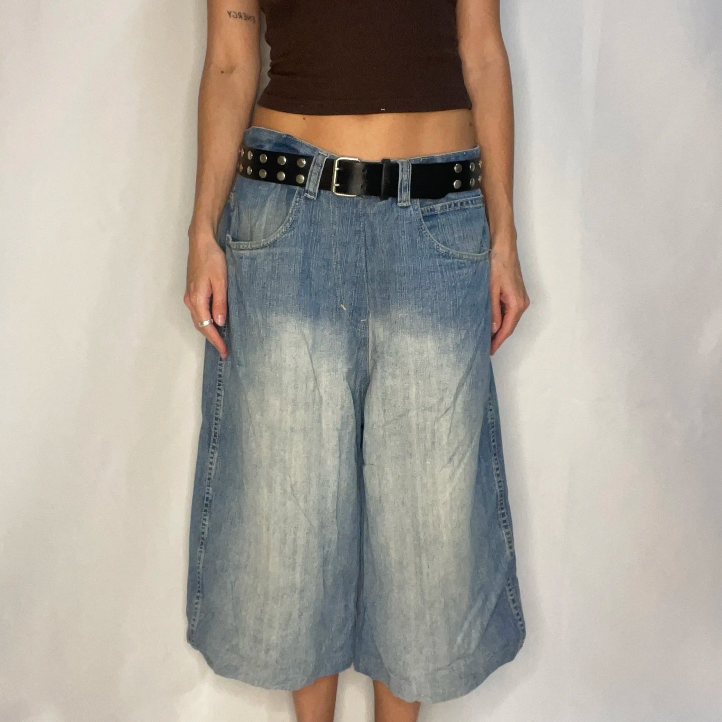 Vintage Denim Baggy Shorts