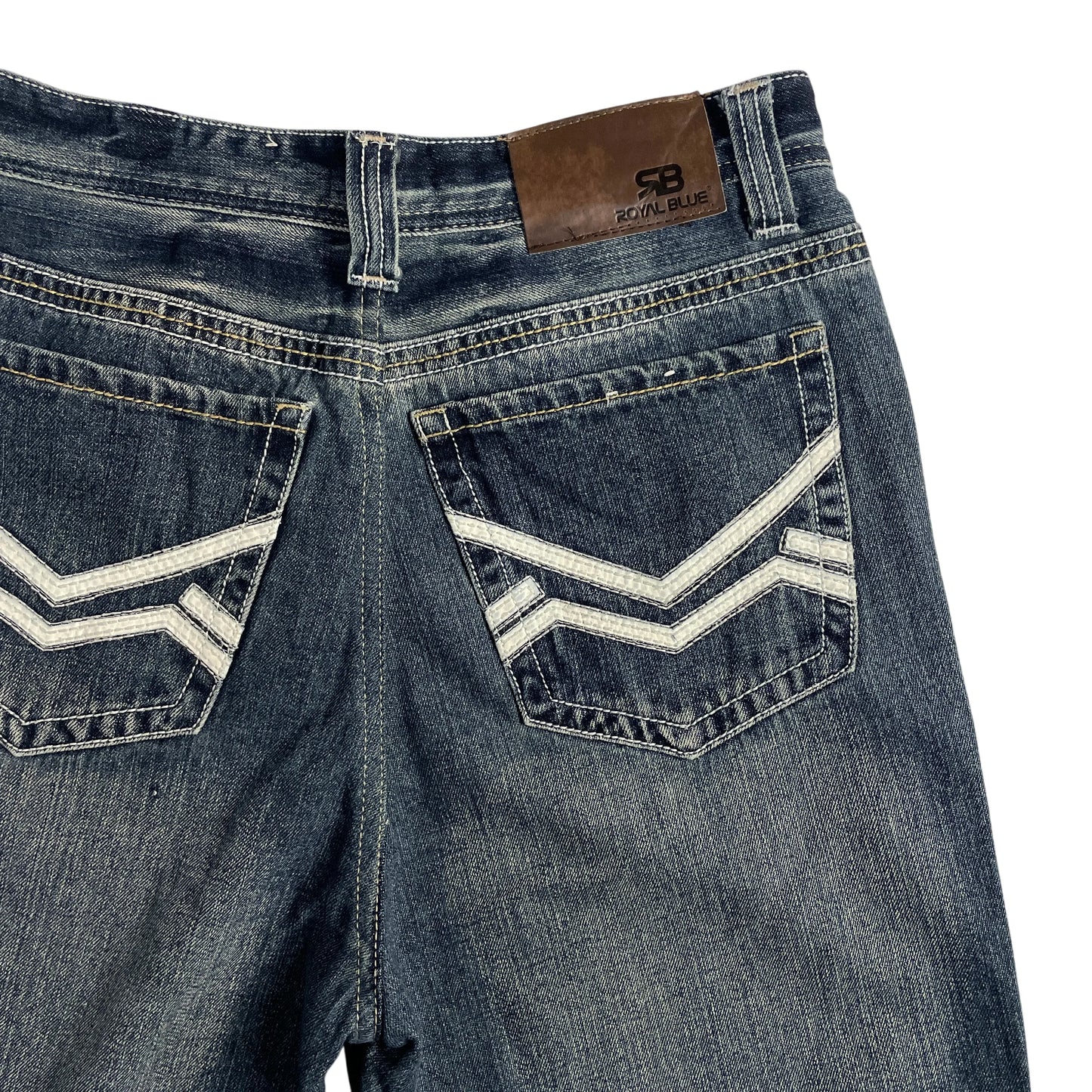 Vintage Royal Blue Denim Baggy Shorts