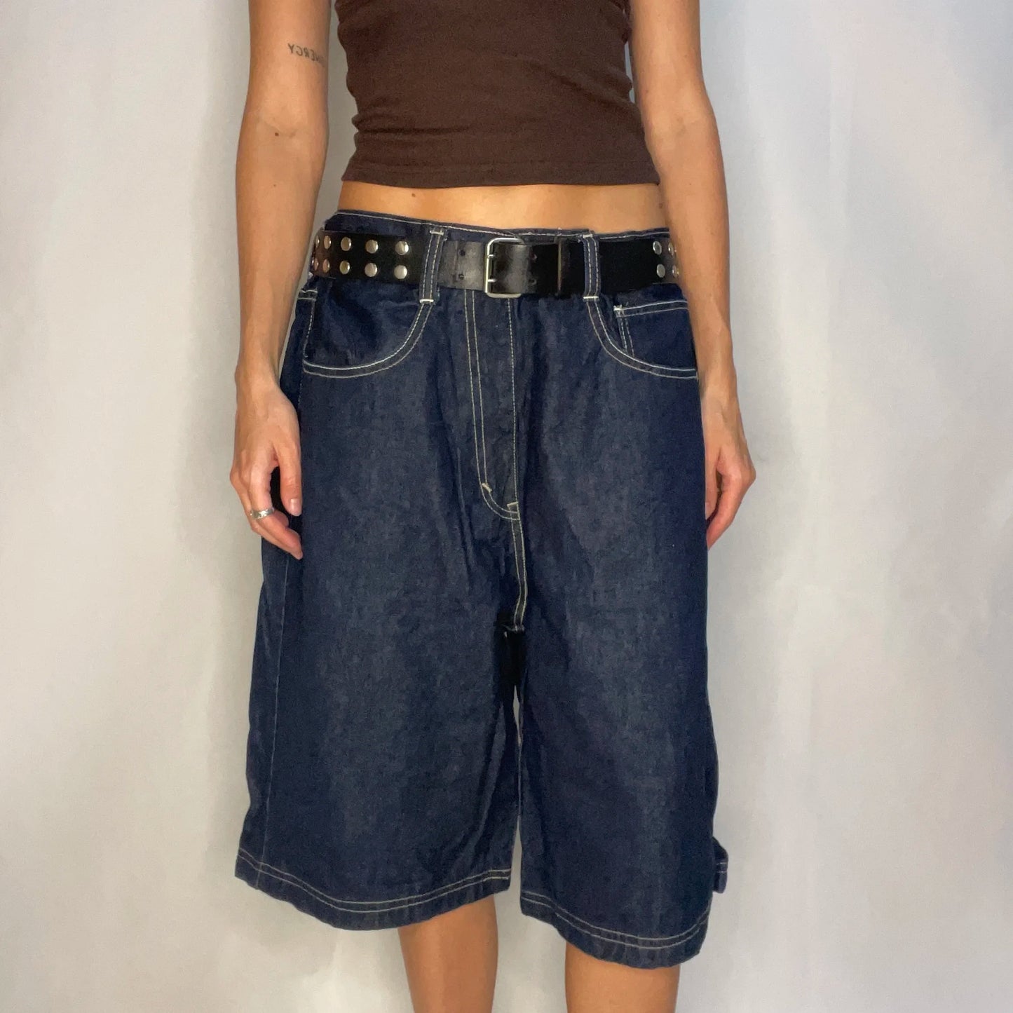 Vintage Qruel Denim Baggy Shorts