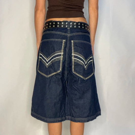 Vintage Qruel Denim Baggy Shorts