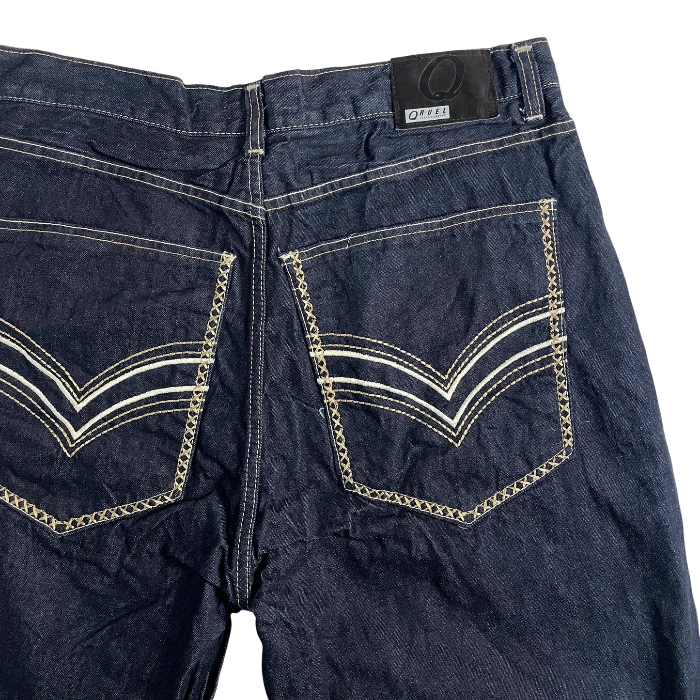 Vintage Qruel Denim Baggy Shorts