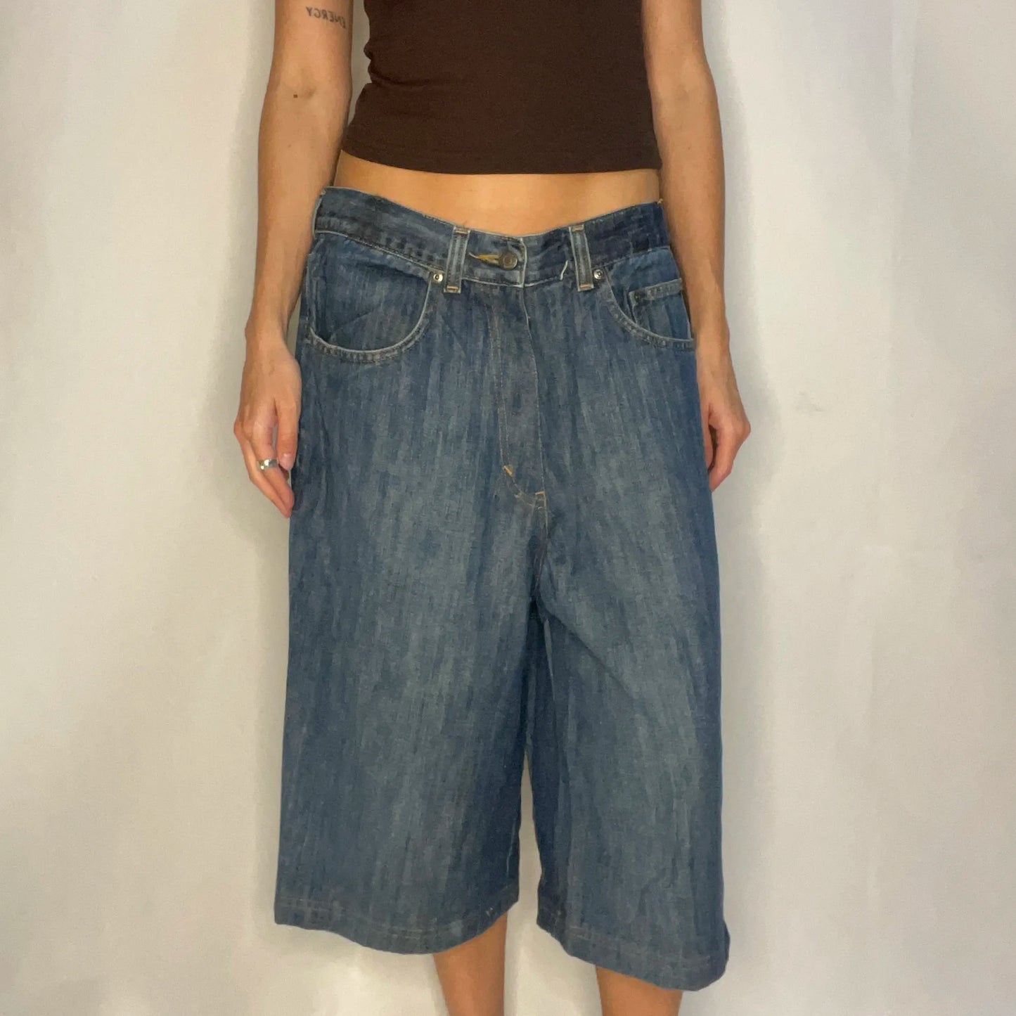 Vintage Guide Series Denim Baggy Shorts