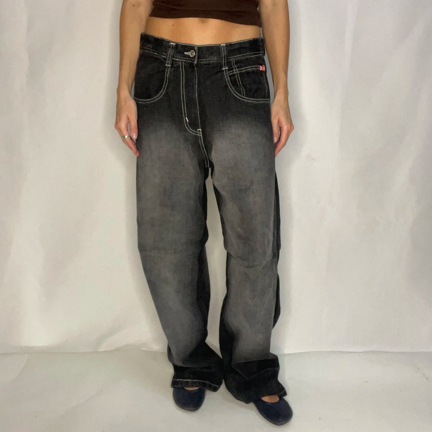 Vintage Southpole Black Denim Baggy Jeans