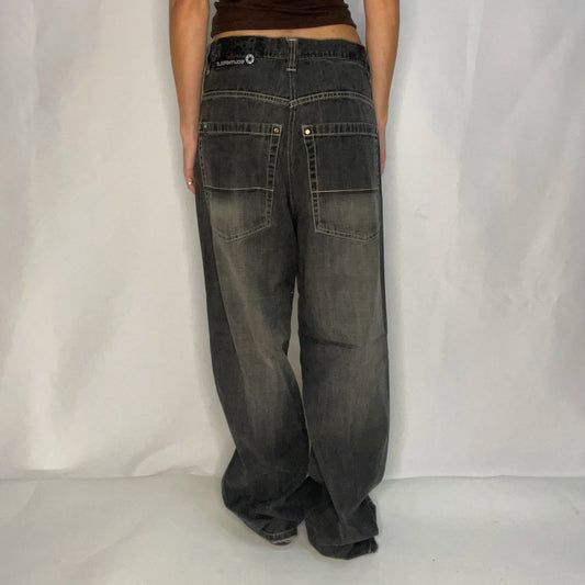 Vintage Southpole Black Denim Baggy Jeans