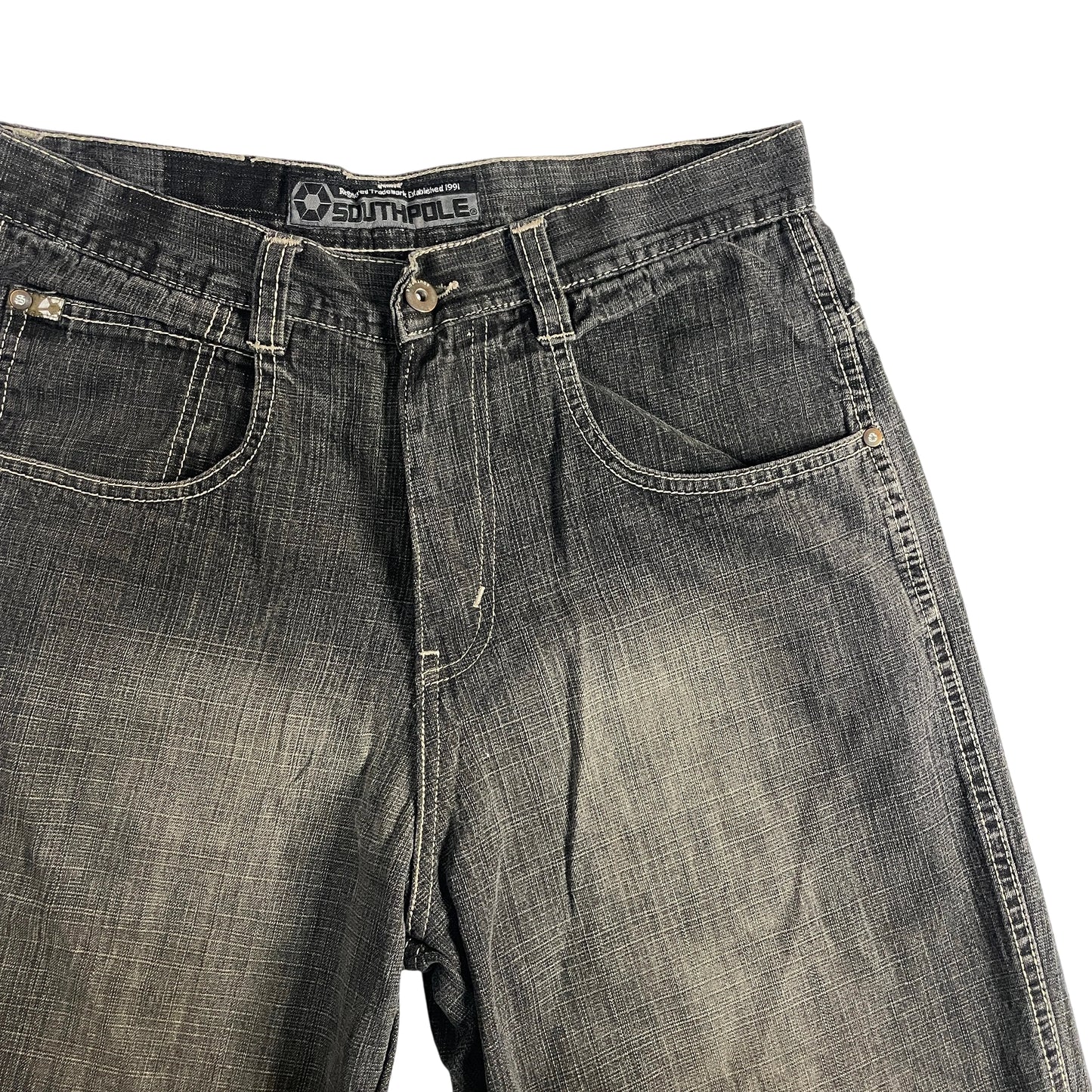 Vintage Southpole Black Denim Baggy Jeans