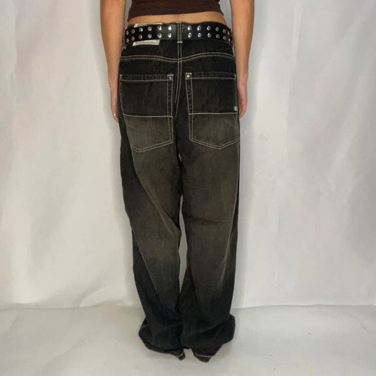 Vintage Southpole Black Denim Baggy Jeans