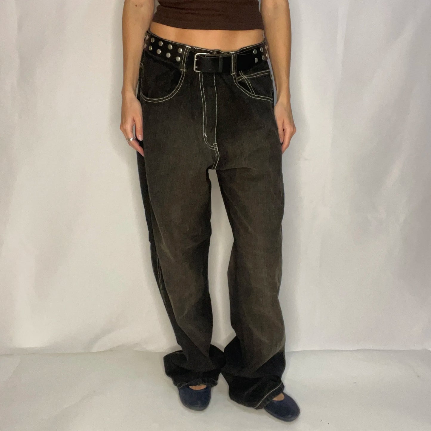 Vintage Southpole Black Denim Baggy Jeans