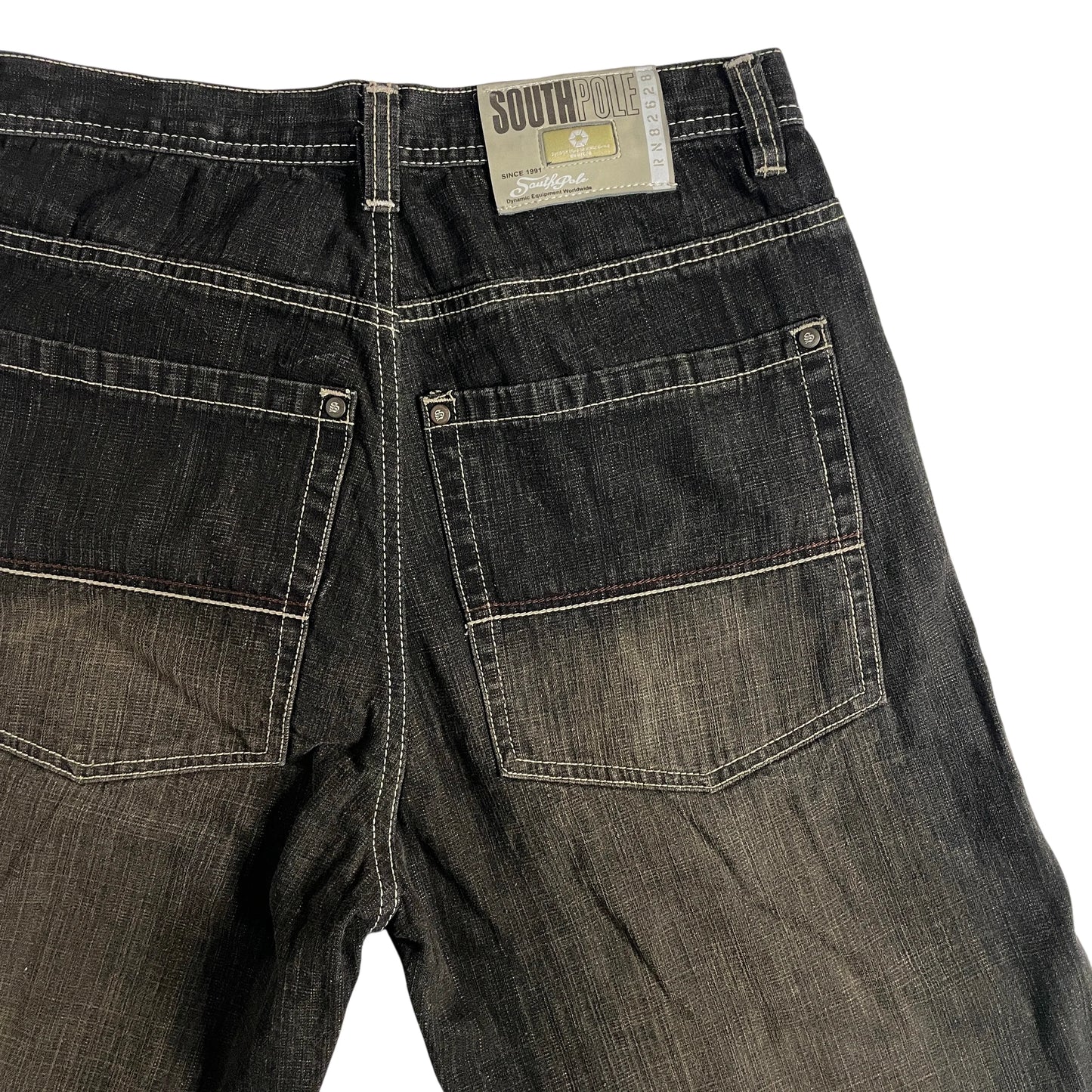 Vintage Southpole Black Denim Baggy Jeans