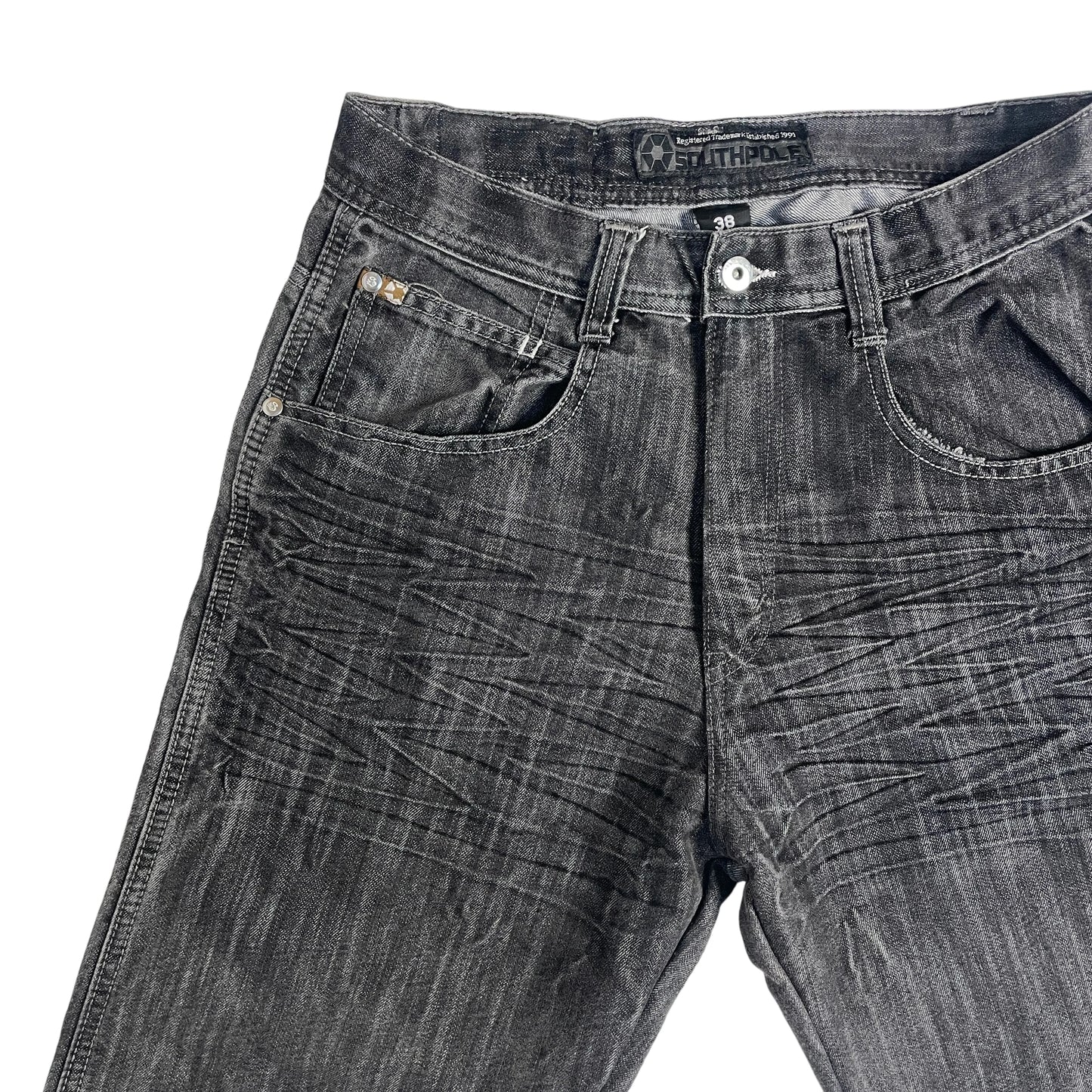 Vintage Southpole Black Denim Baggy Jeans