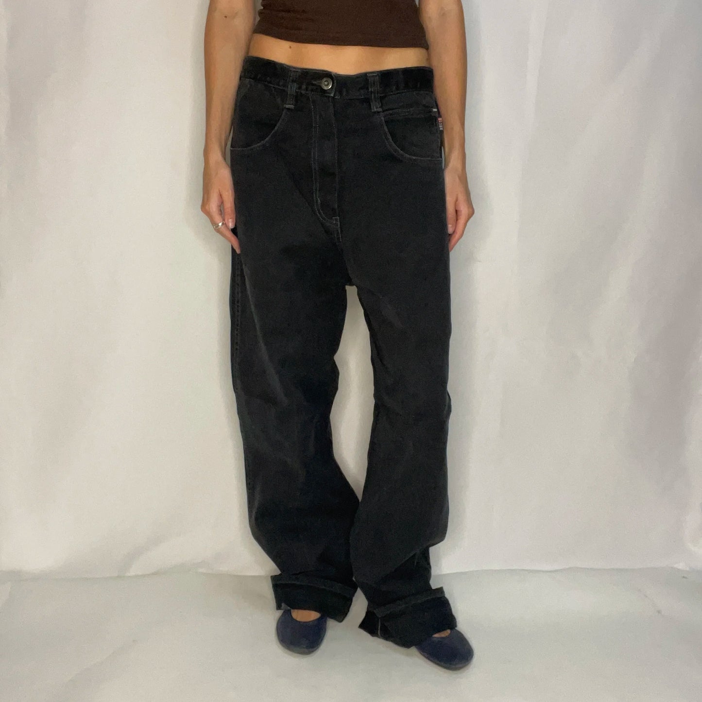 Vintage Southpole Black Denim Baggy Jeans