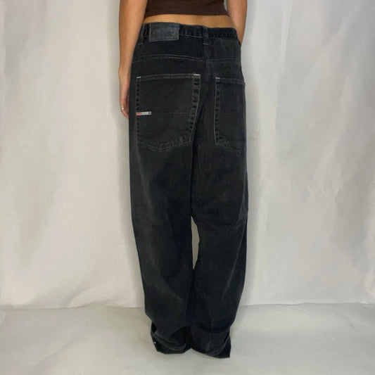 Vintage Southpole Black Denim Baggy Jeans
