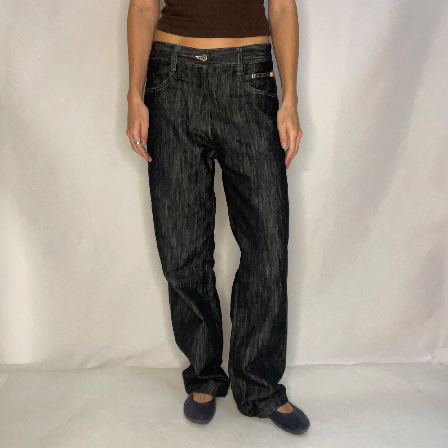 Vintage Southpole Black Denim Baggy Jeans