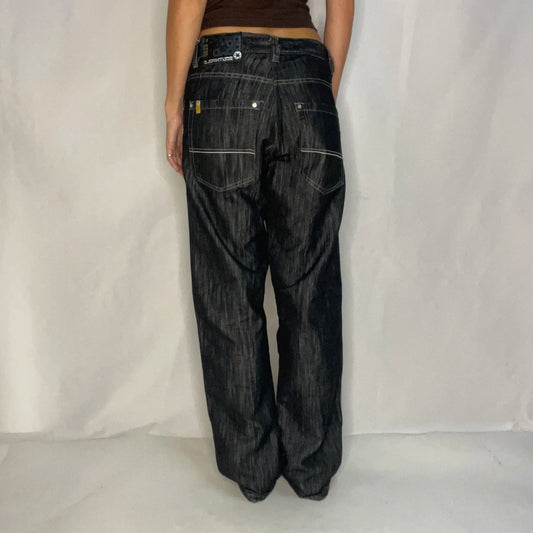 Vintage Southpole Black Denim Baggy Jeans