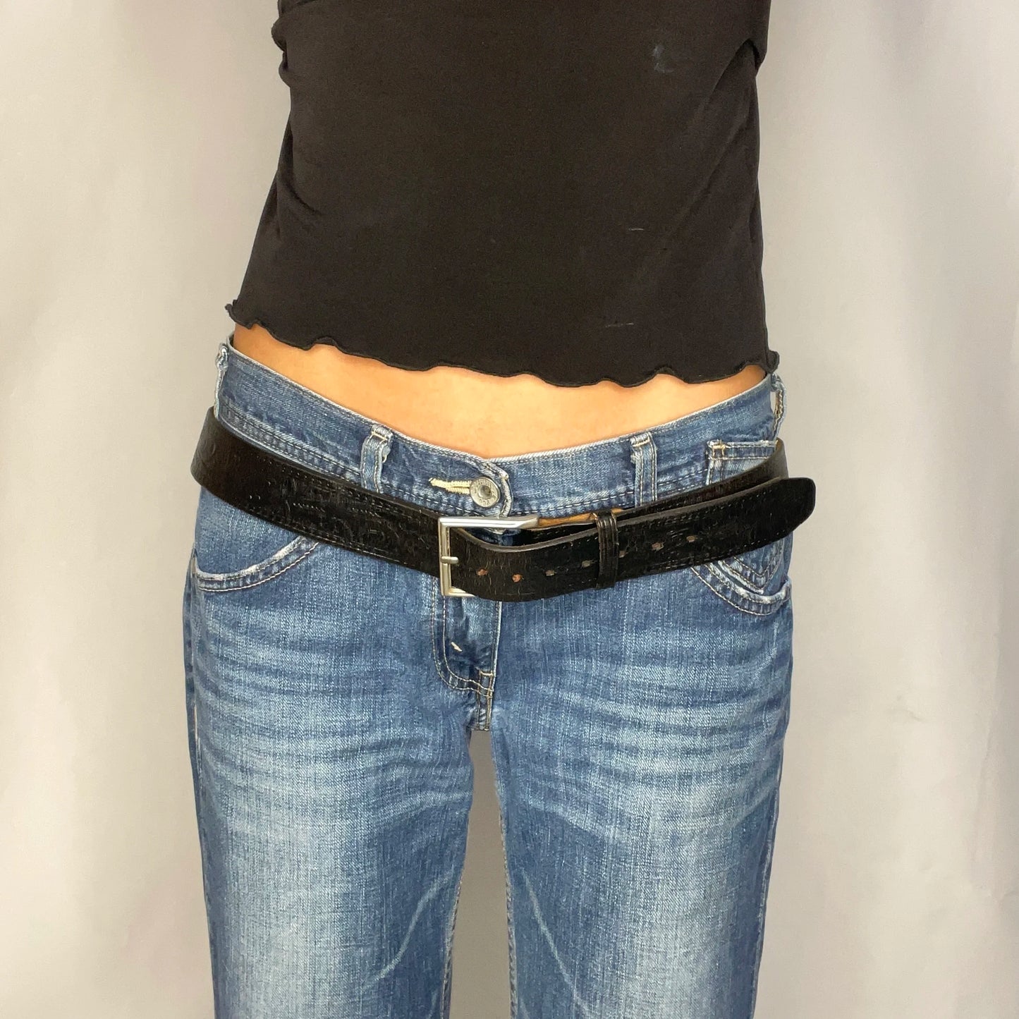 Vintage Black Belt