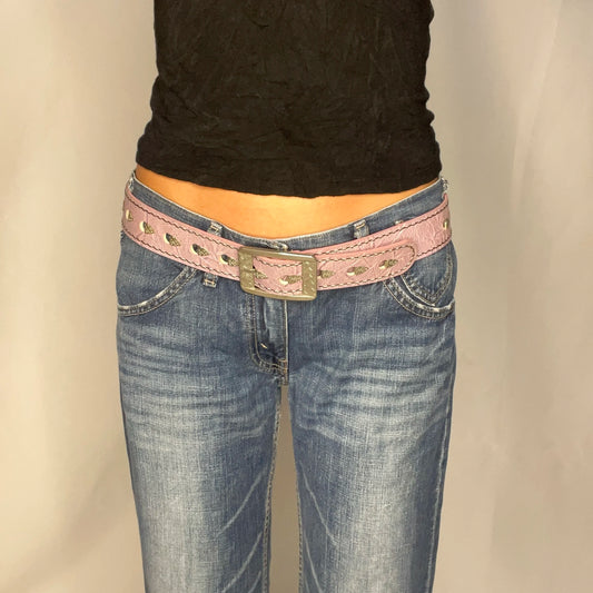 Vintage Purple Embellished Belt