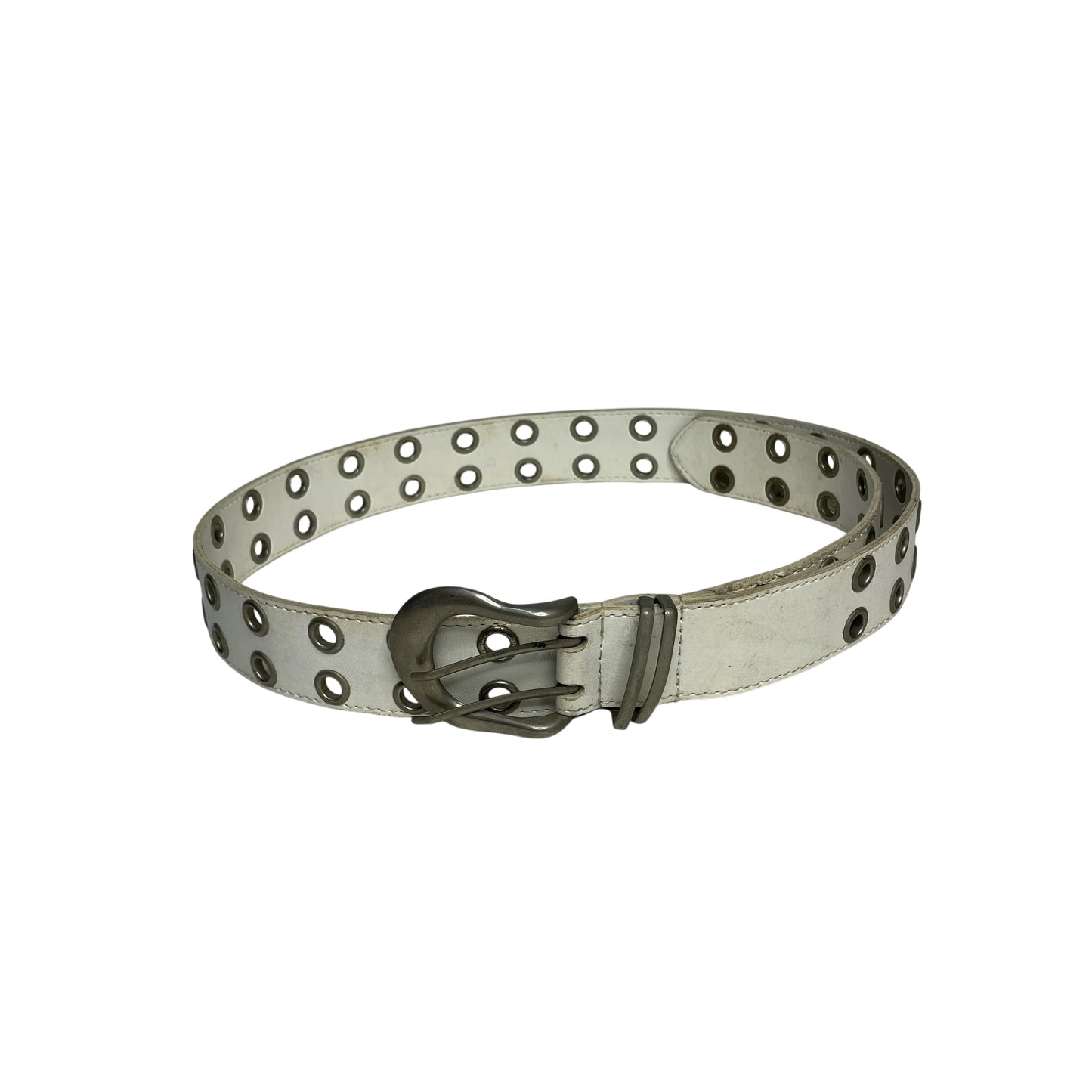 Vintage White Eyelet Belt