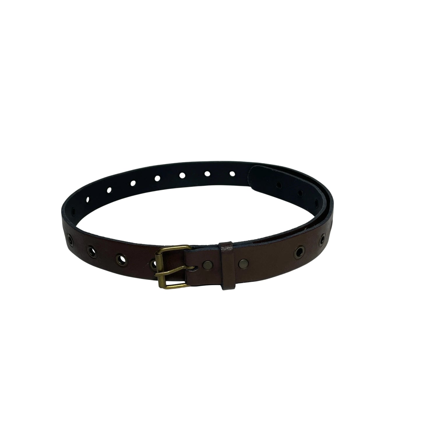 Vintage Brown Eyelet Belt