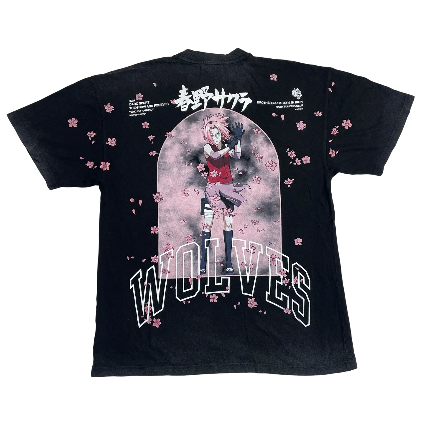 Vintage Black Naruto Shippuden T-Shirt