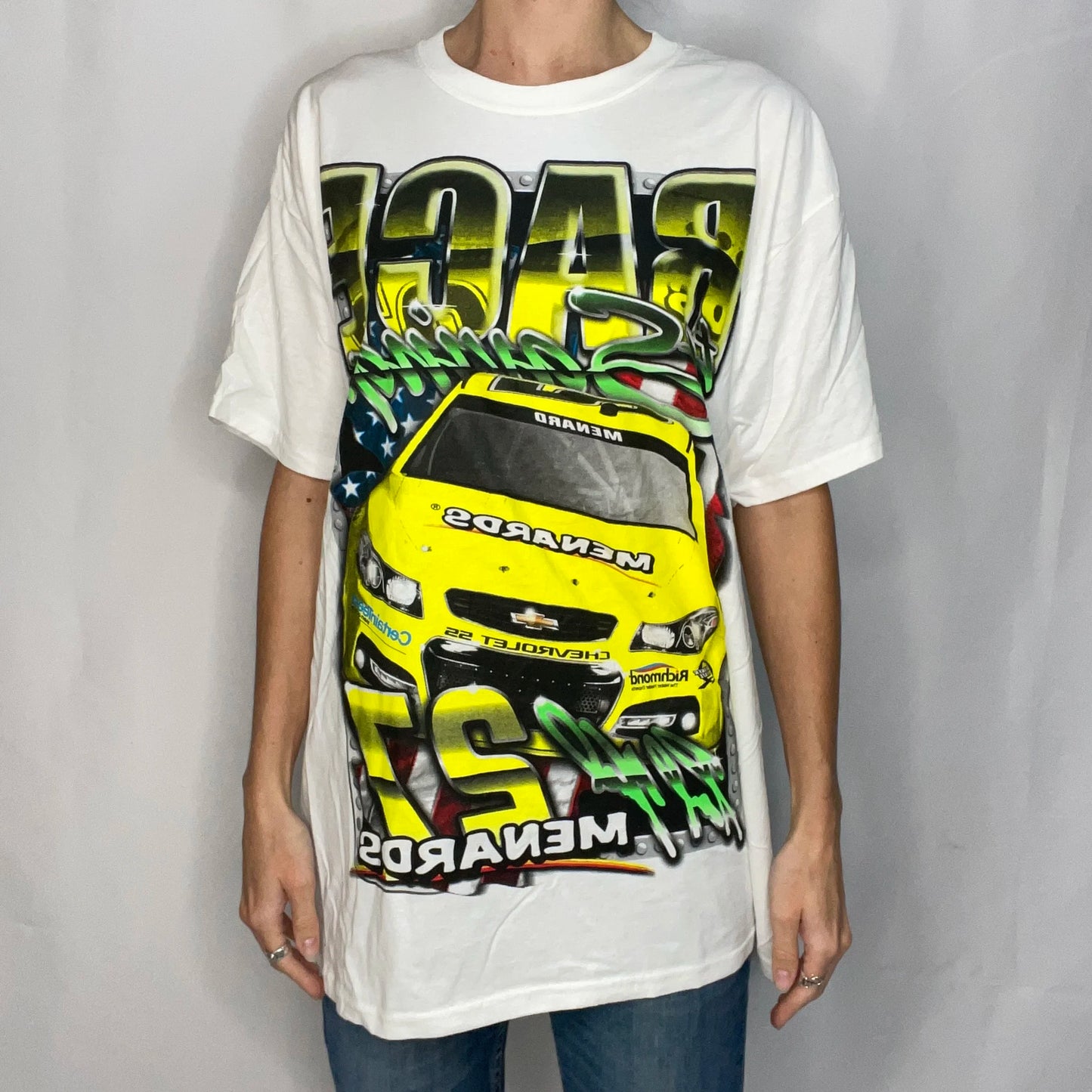 Vintage Race White T-shirt
