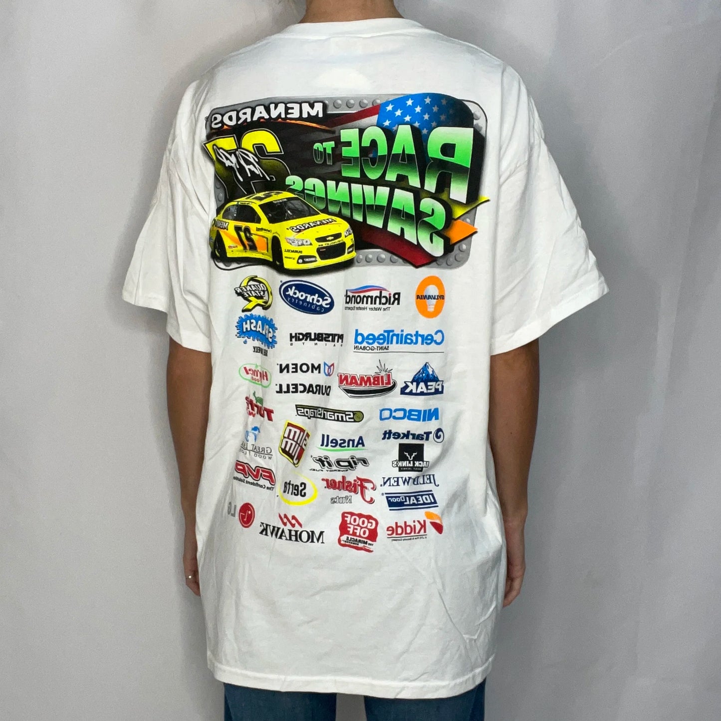 Vintage Race White T-shirt