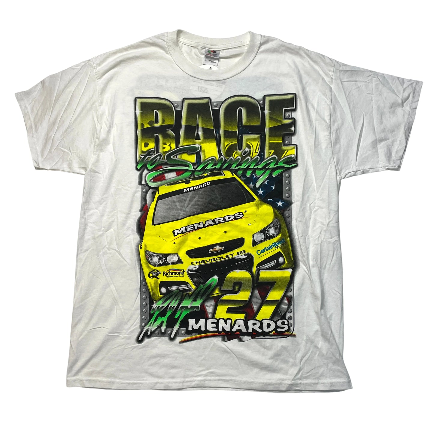 Vintage Race White T-shirt