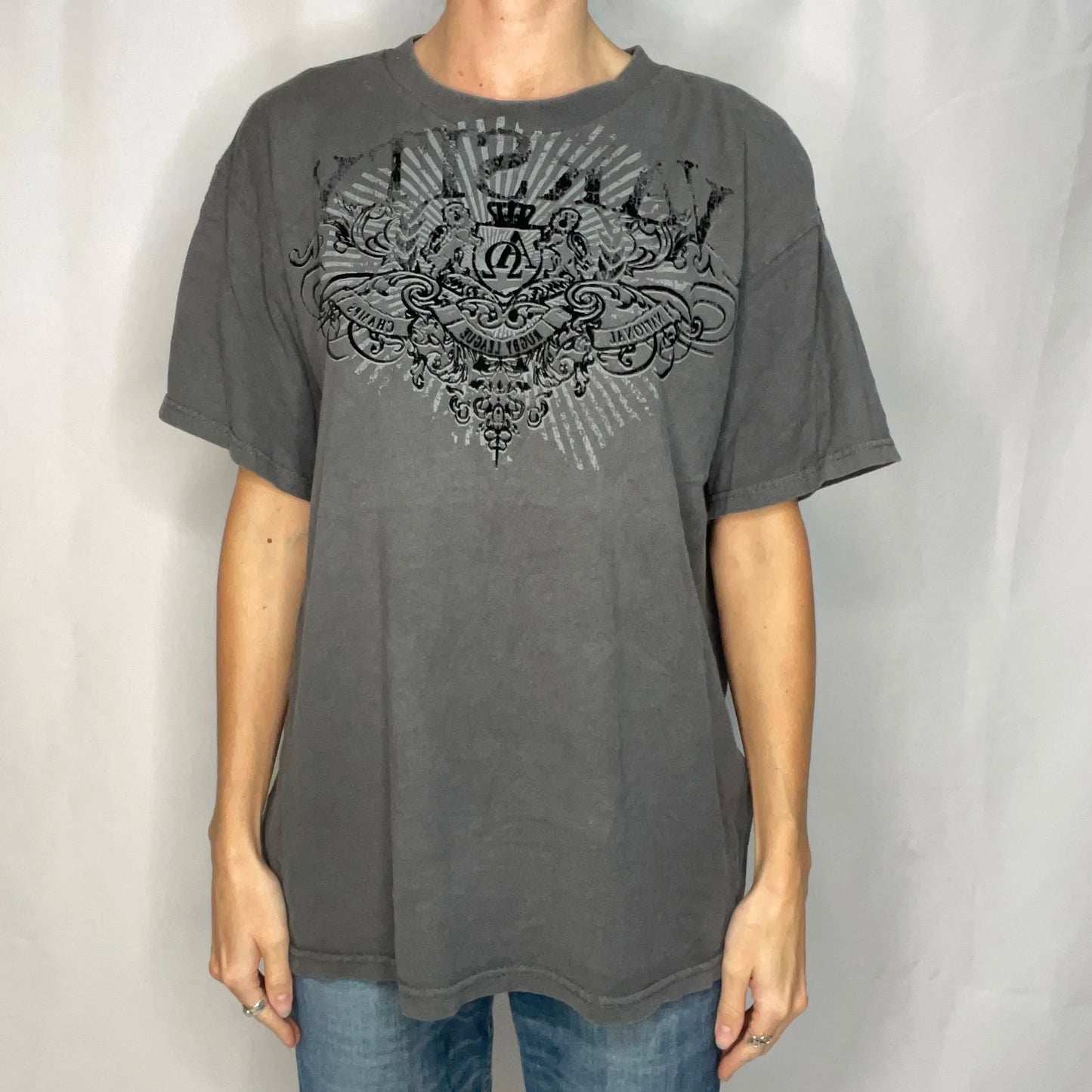 Vintage Varsity Grey T-shirt