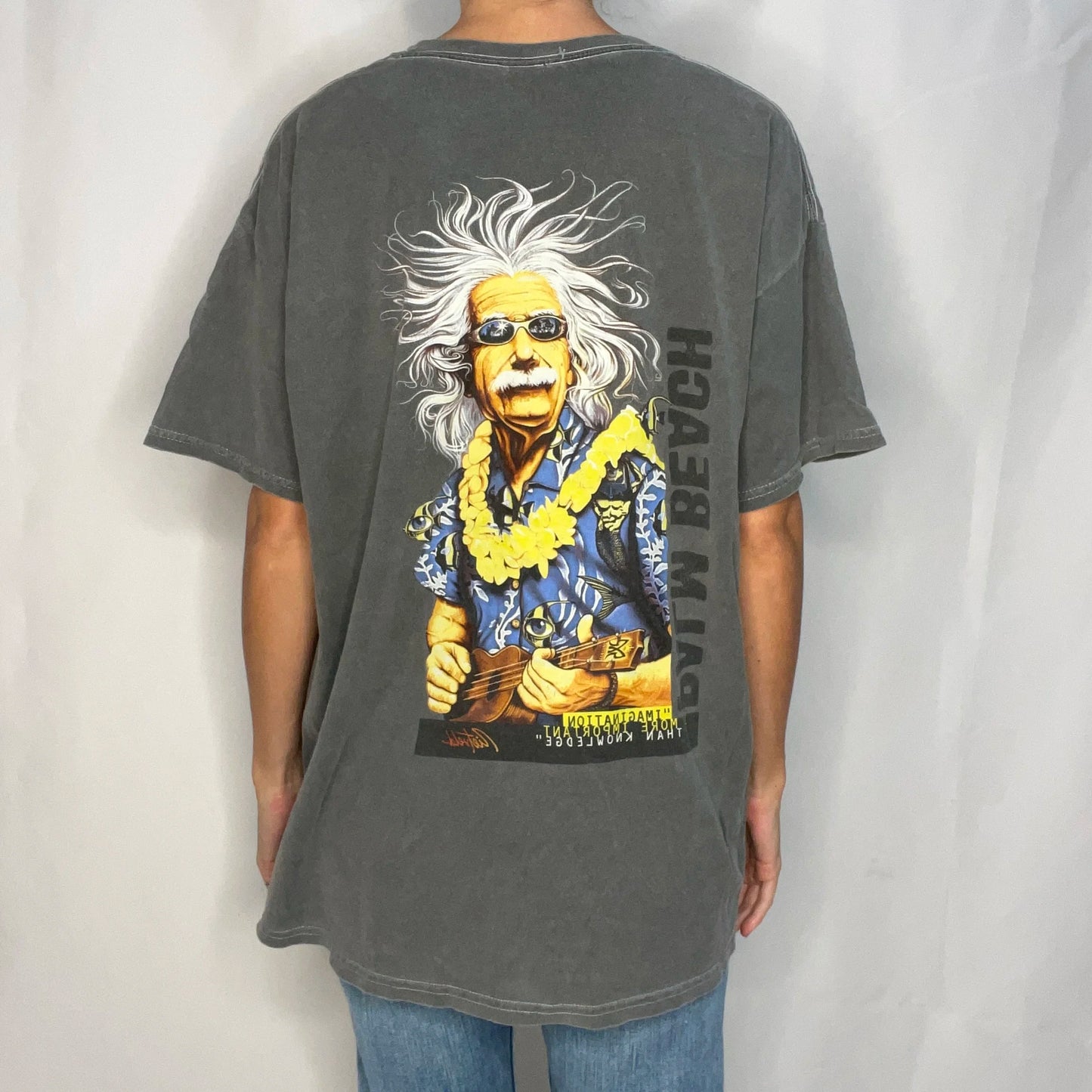 Vintage Blue 84 Grey T-shirt