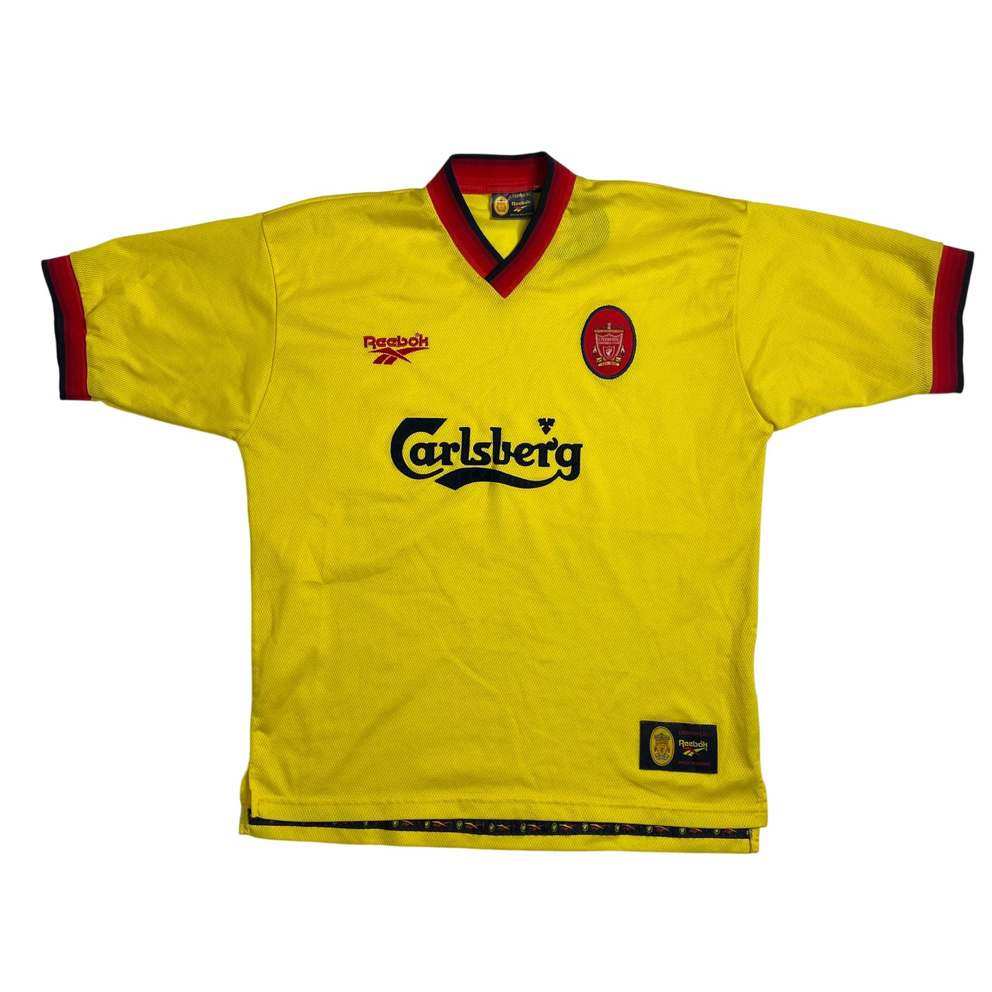 Vintage Liverpool Yellow Football T-Shirt