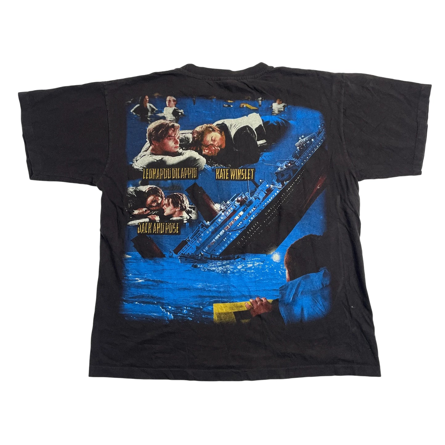 Vintage Titanic Black T-shirt