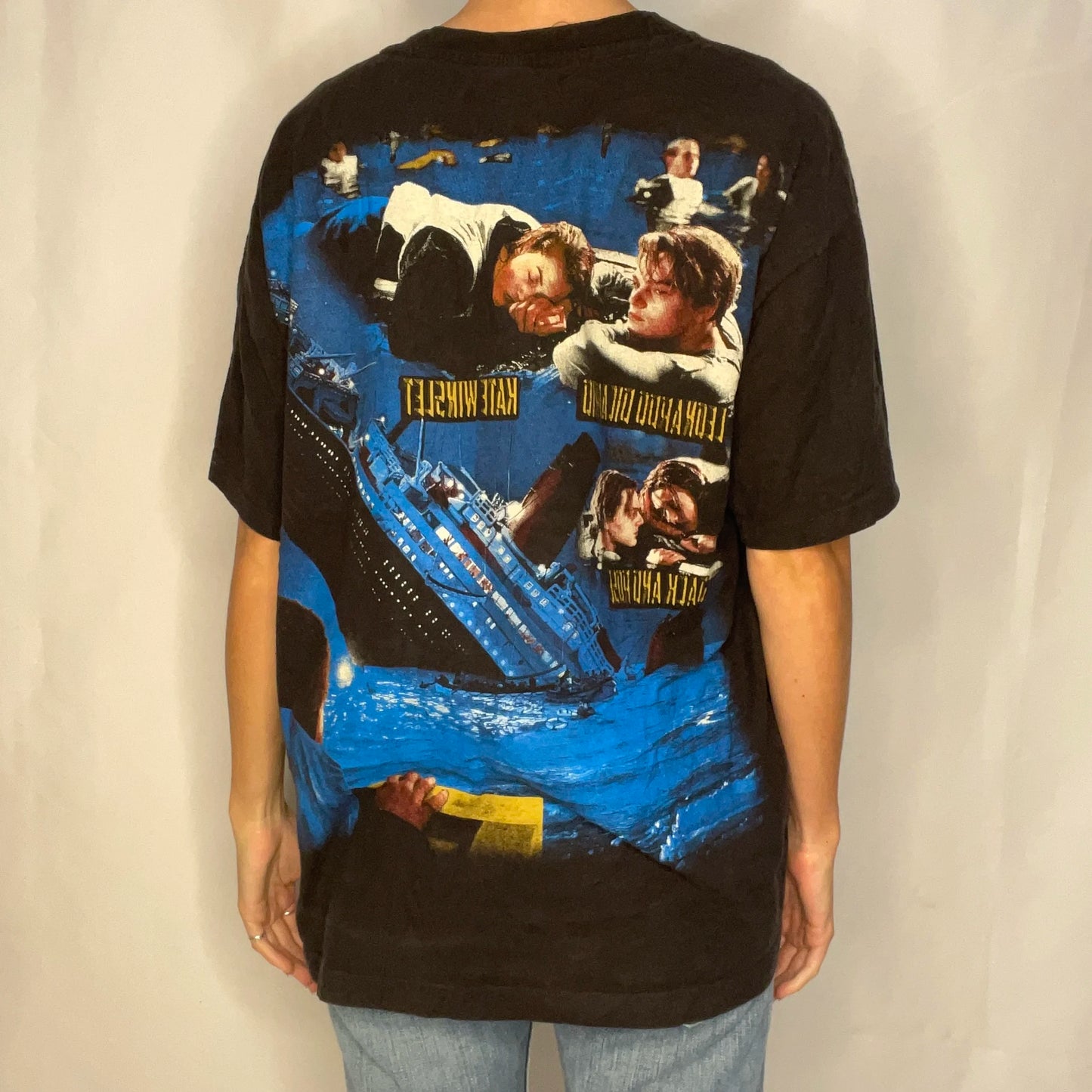 Vintage Titanic Black T-shirt