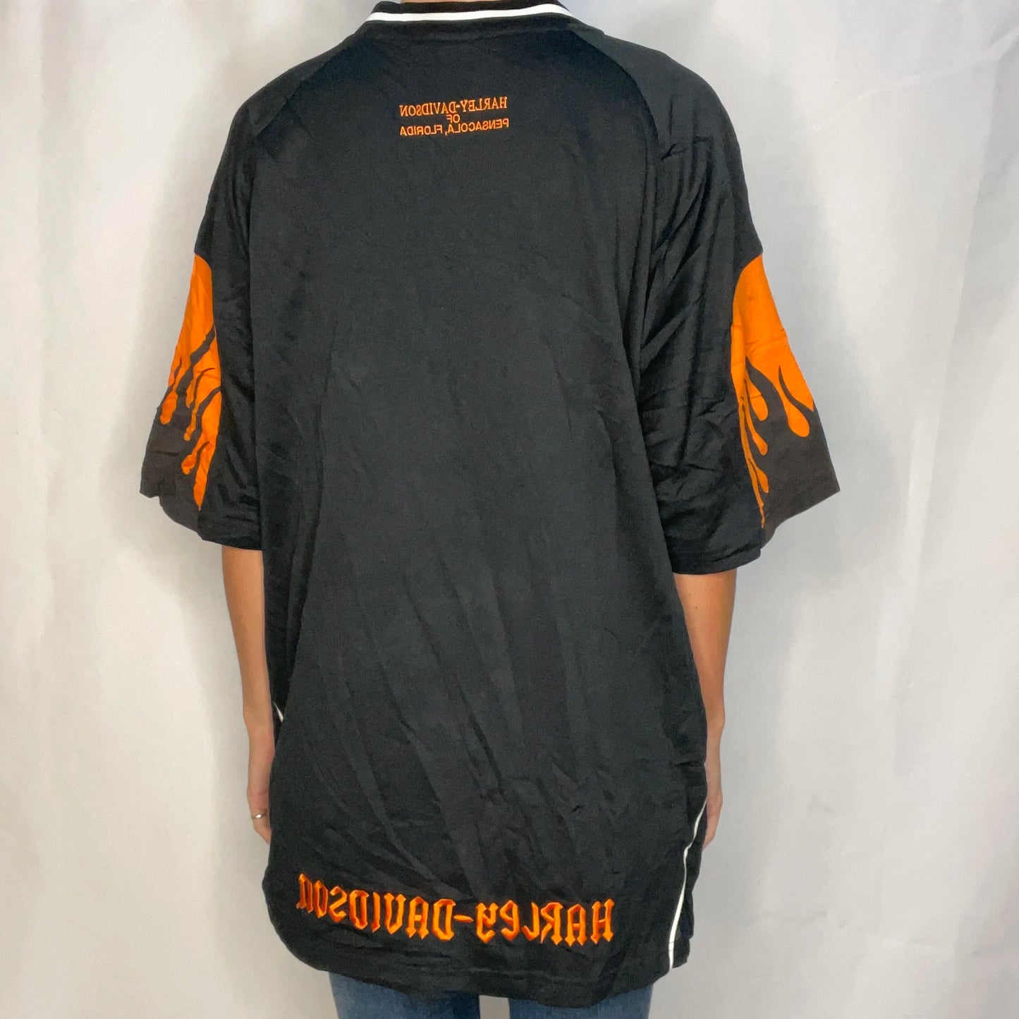 Vintage Harley-davidson Black Jersey