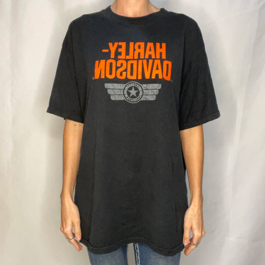 Vintage Harley-davidson Black T-shirt