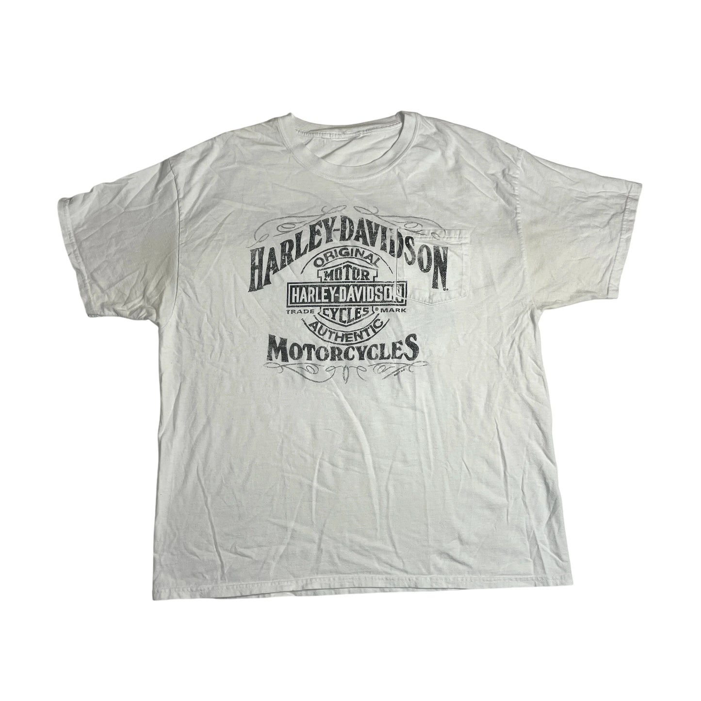 Vintage Harley-Davidson White T-shirt