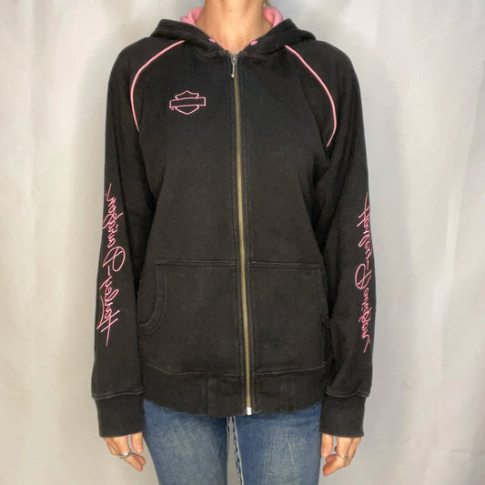 Vintage Harley-Davidson Black Hoodie