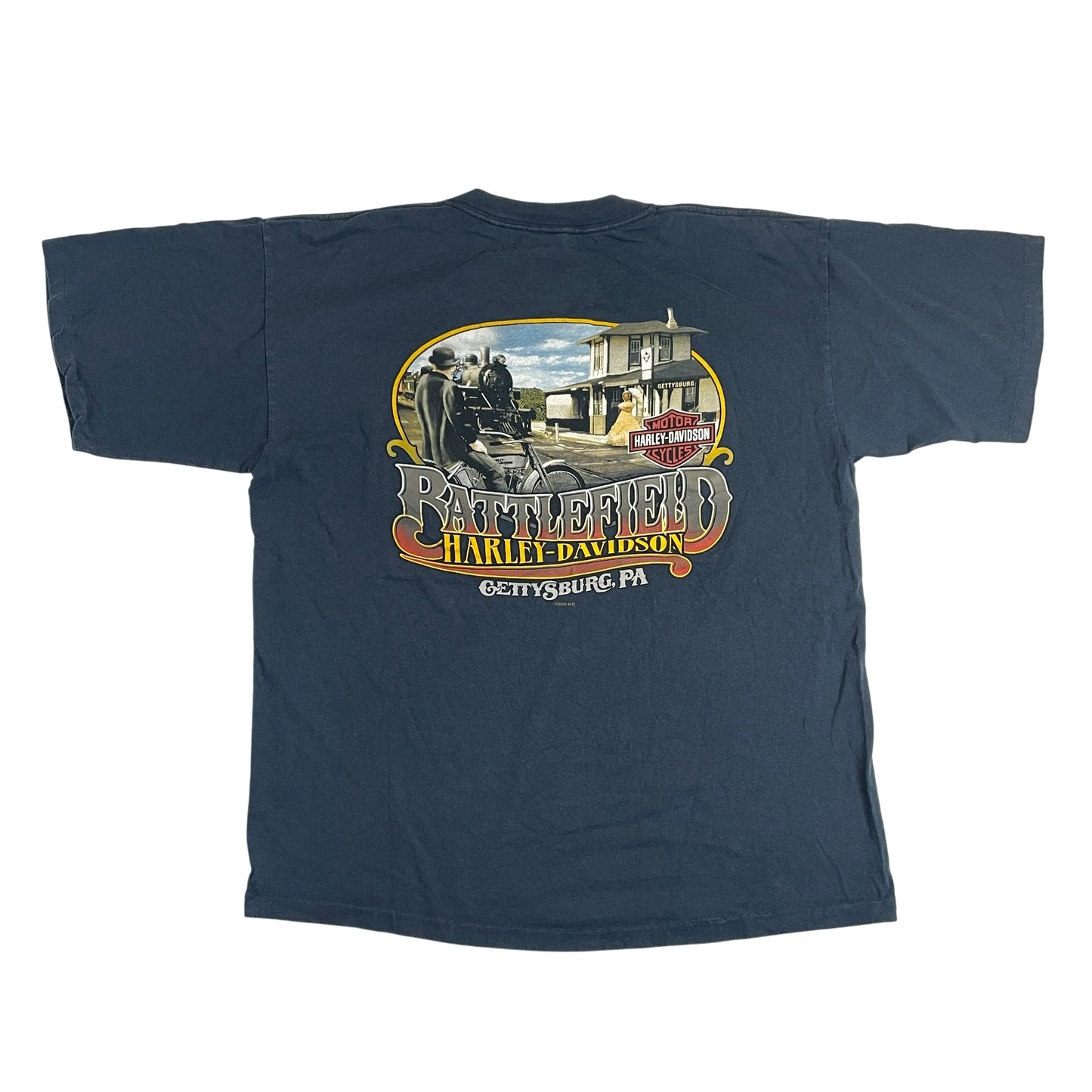 Vintage Harley-Davidson Navy T-shirt